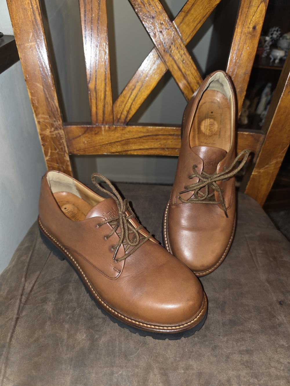 Samuel Hubbard | Hubbard Free Plain‎ Toe Oxford | Women’s US 9 | Whiskey Tan